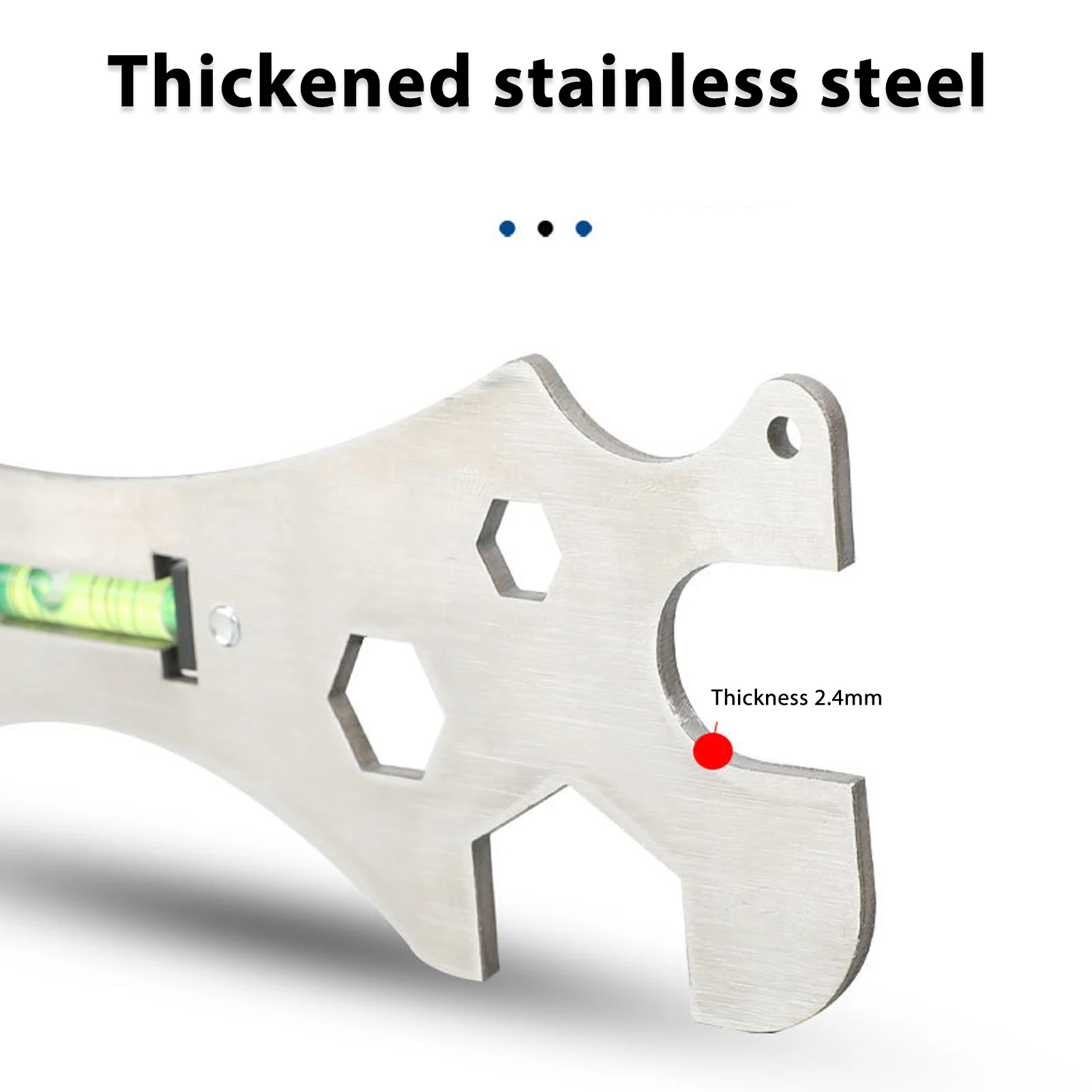 مفتاح ربط مستوى الحمام مفتاح ربط خاص متعدد الوظائف مع أداة تثبيت السباكة لصنبور المستوى