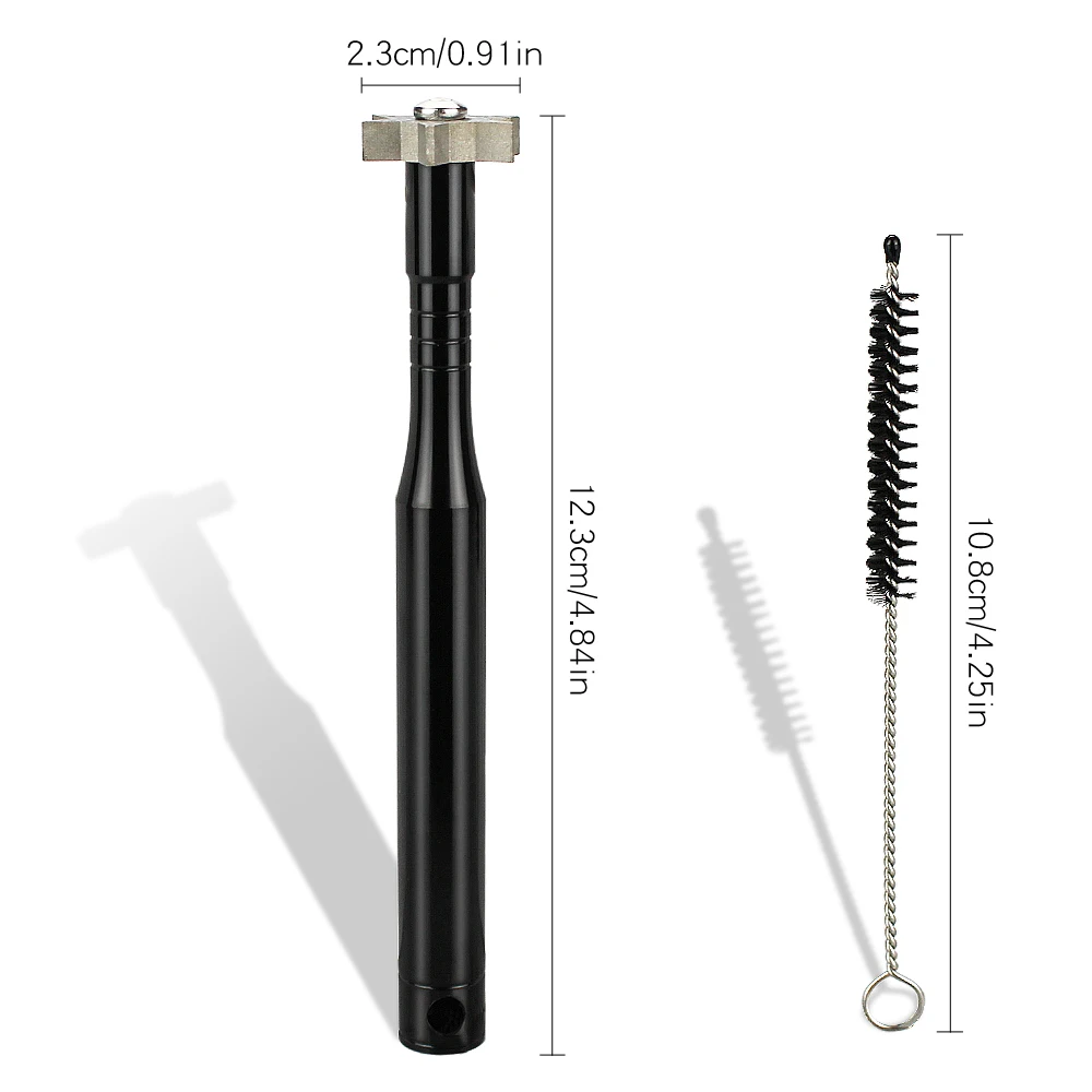 جولف الأخدود مبراة إسفين شحذ تنظيف أداة U الخامس شفرة الذيل الحبل ثقب عدم الانزلاق تصميم سبيكة إسفين قطع لوازم الغولف #3