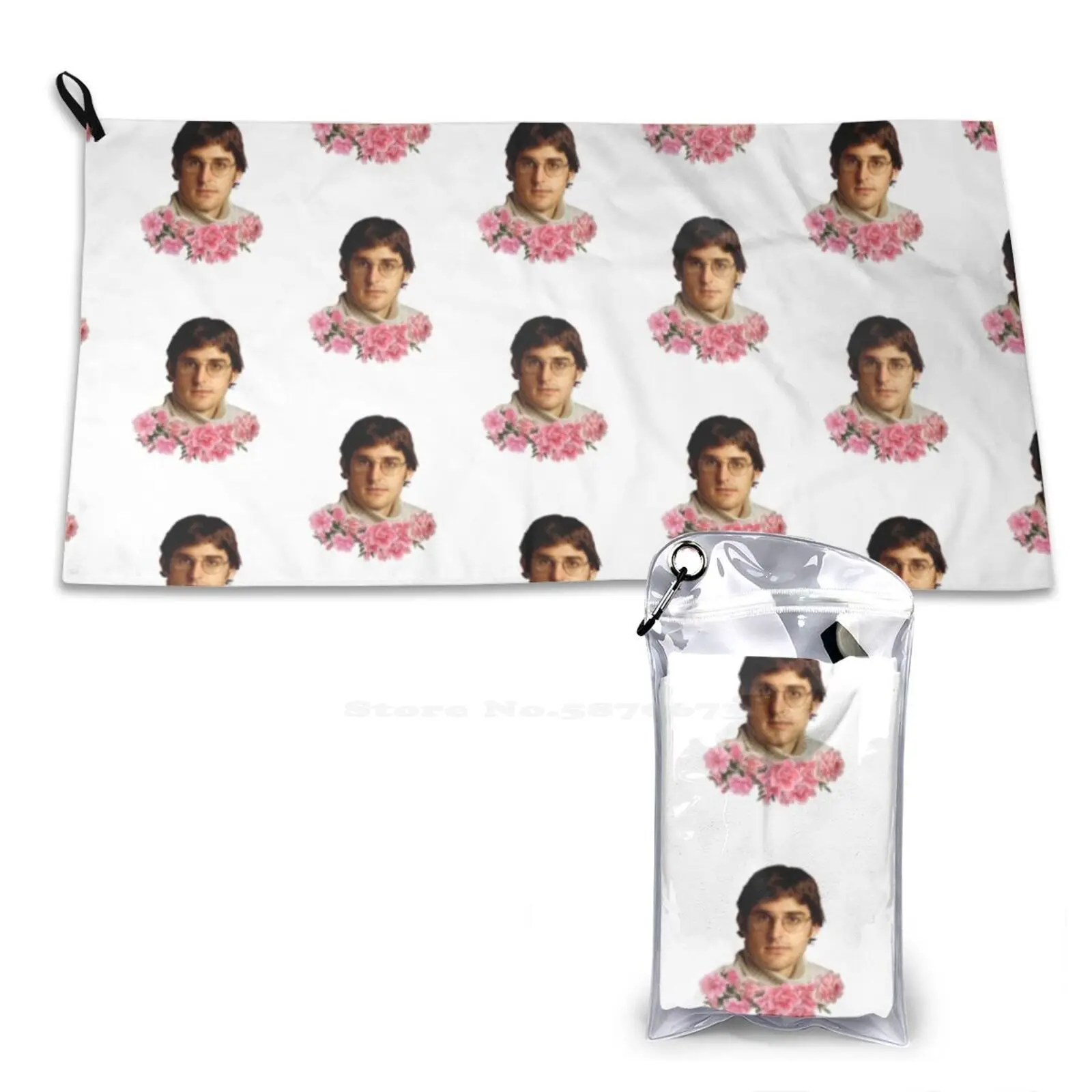 Flowery Louis Theroux Soft Towel Quick Dry Beach Towel Louis Theroux Britain Weird Weekends