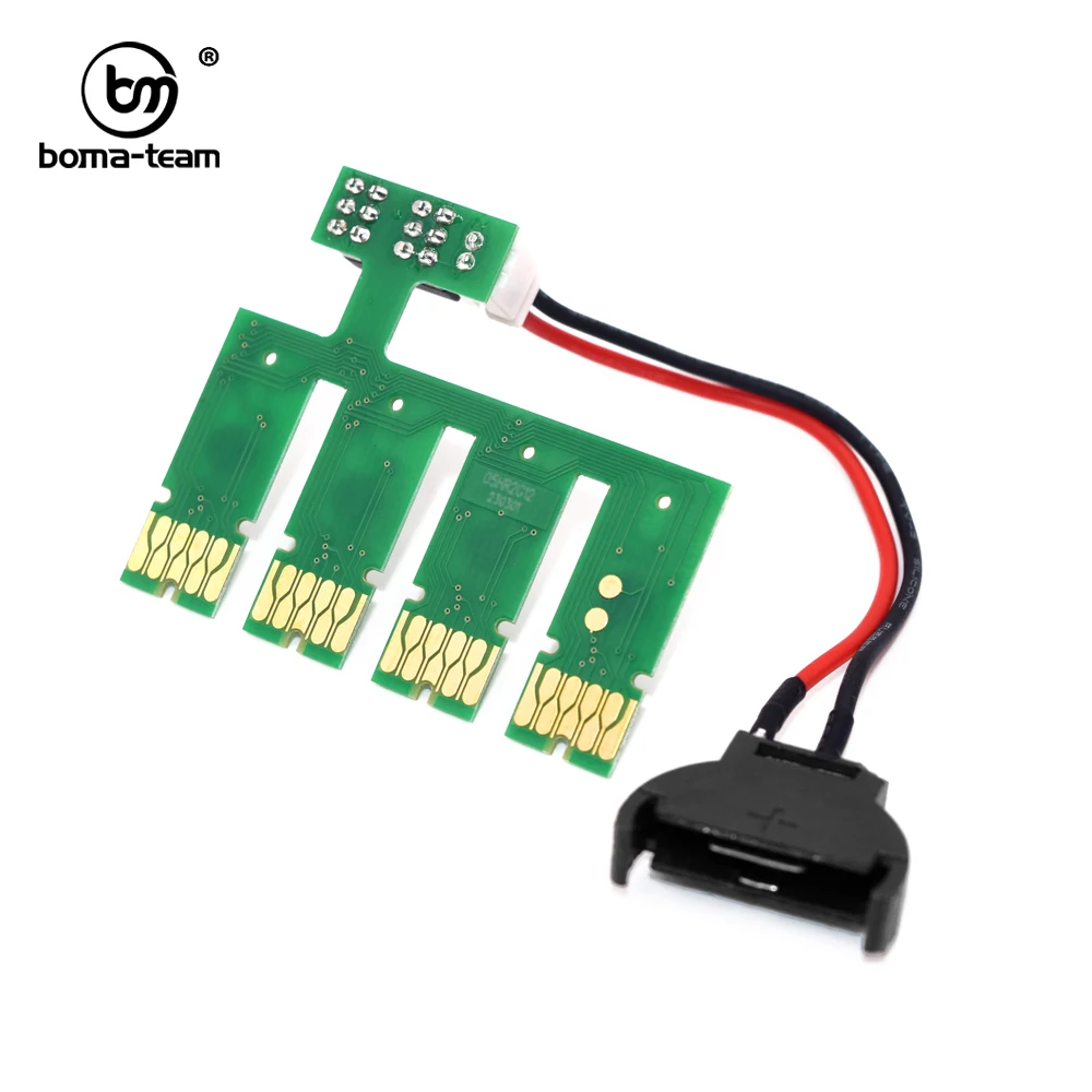 Chip combinado de arco Europa 502XL T502 T502XL T02W para impresoras Epson XP-5100 XP-5105 WF-2860 2865 2860 2860 5100 sistema continuo