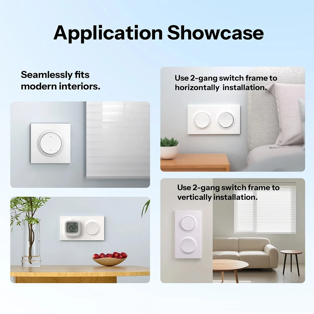 

Умный настенный выключатель Wi-Fi для MINI E и серии Fusion для рольставней, 150 Вт, 10 А, 2,4 ГГц, IP65, 86x86 мм, сенсорный, управление через приложение, голосовое управление