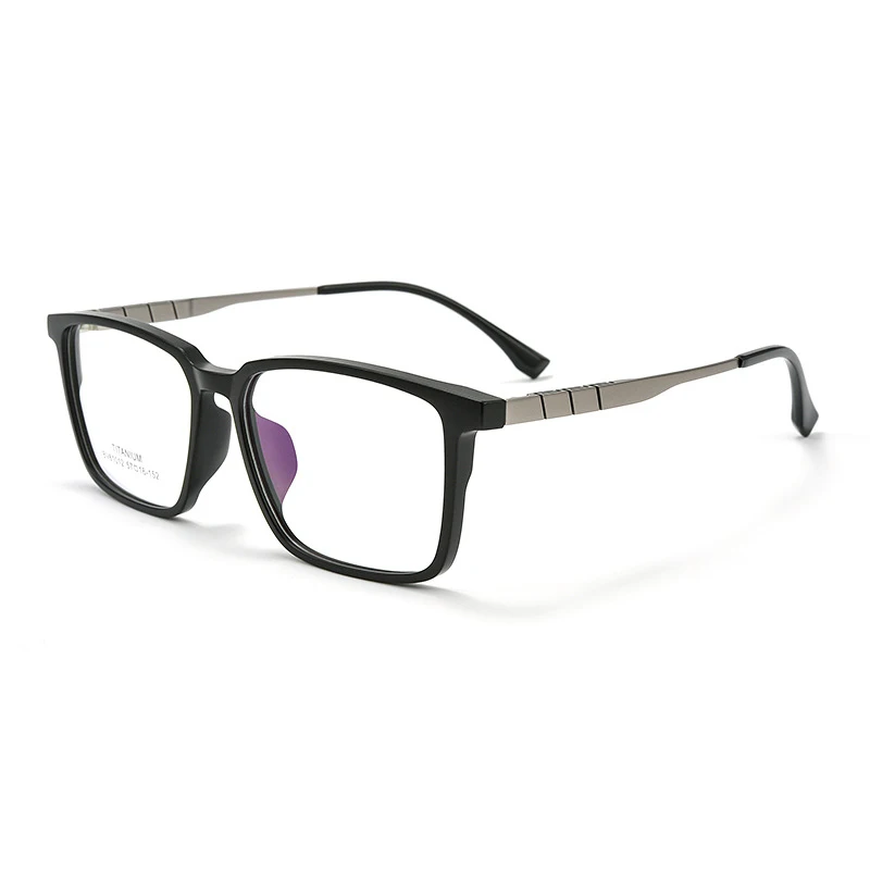 Xbora Trendy Fashion Glasses Retro Square Pure titanium optical prescription glasses frame men and women new 2024 BV61012Y