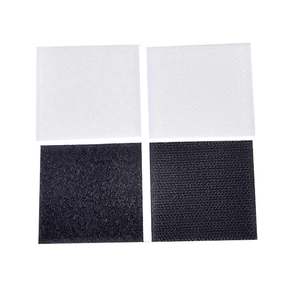 

30pcs Rug Adhesive Hook Loop Tape Fastener Carpet Anchor Black Non Slip Bath Bedroom Hardwood Tile Floor Gripper Anti