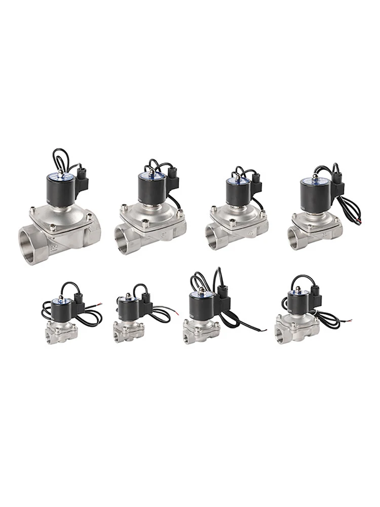 

Underwater Fountain Solenoid Valve Stainless Steel Normally Closed IP68 Waterproof Electric Control Water Valves 12V 24V 220V