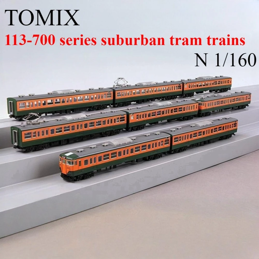 

TOMIX N 1/160 Scale Train Model National Railway 113-700 Series Suburban Tram Train 97960 Powered 8-car Train Set Boy's Toy Gift