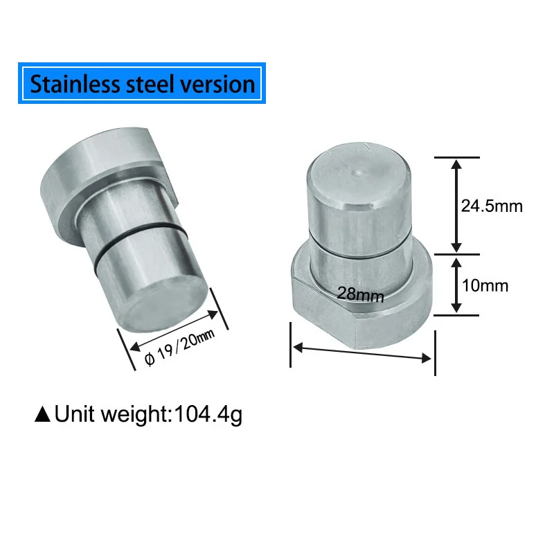 Stainless Steel Bench Dogs Bench Dog Clamp Table Stopper For 3/4 Inch Workbench Dog Hole MFT stops (19mm 20mm)