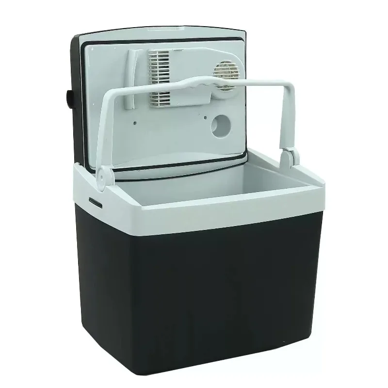 25L Portable Car Refrigerator – Outdoor Camping Freezer, Insulated Compact 12V/24V DC Thermoelectric Cooler