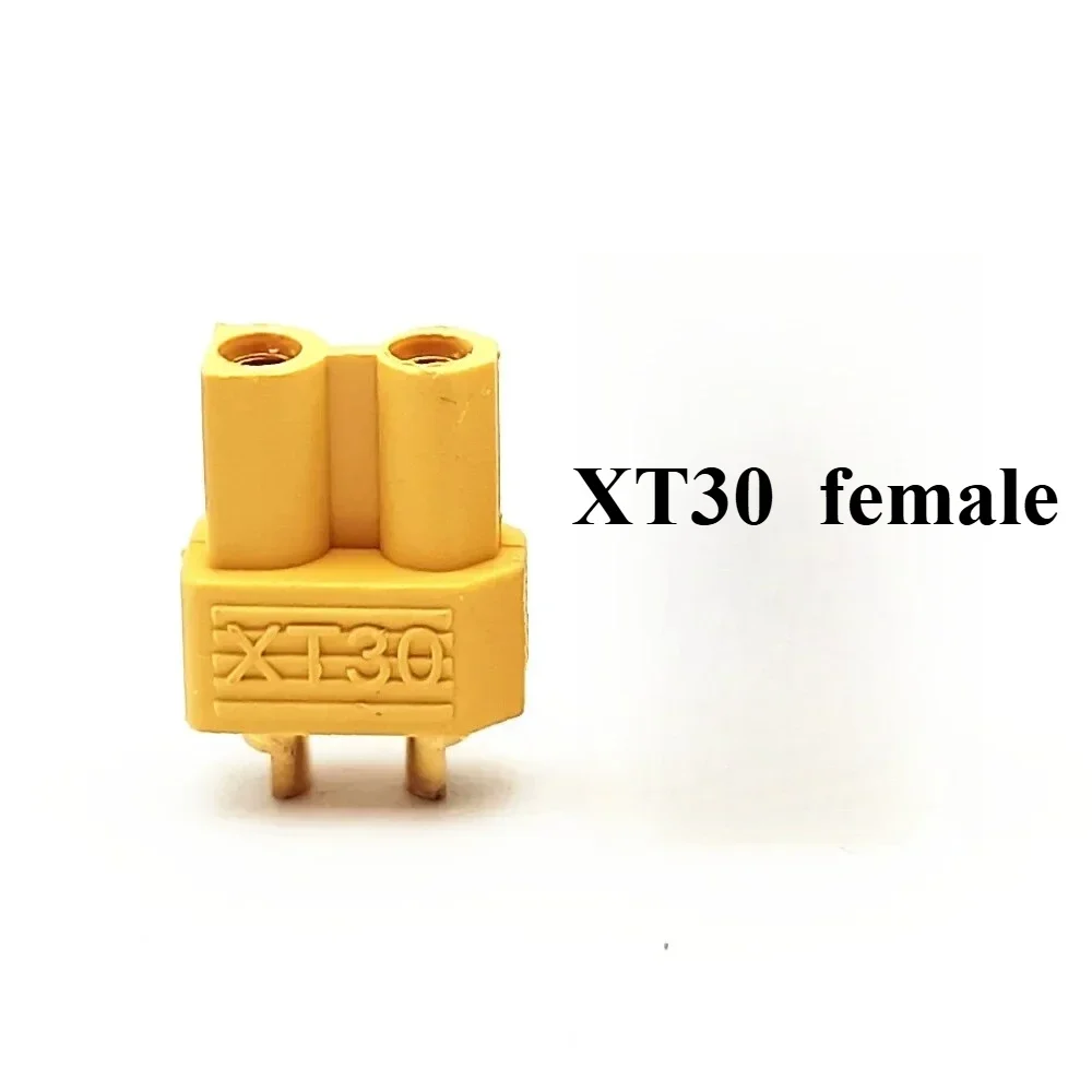 XT30 قابس بطارية ليثيوم للذكور والإناث، طائرة نموذجية، جميع موصل قابس الموز المطلي بالذهب والنحاس #5
