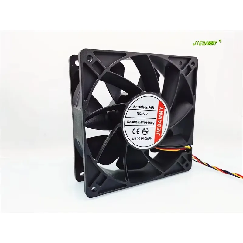 pa e charging pile stage lamp 12038 24V 1.5A double-ball high-speed PWM temperature control cabinet variable frequency fan