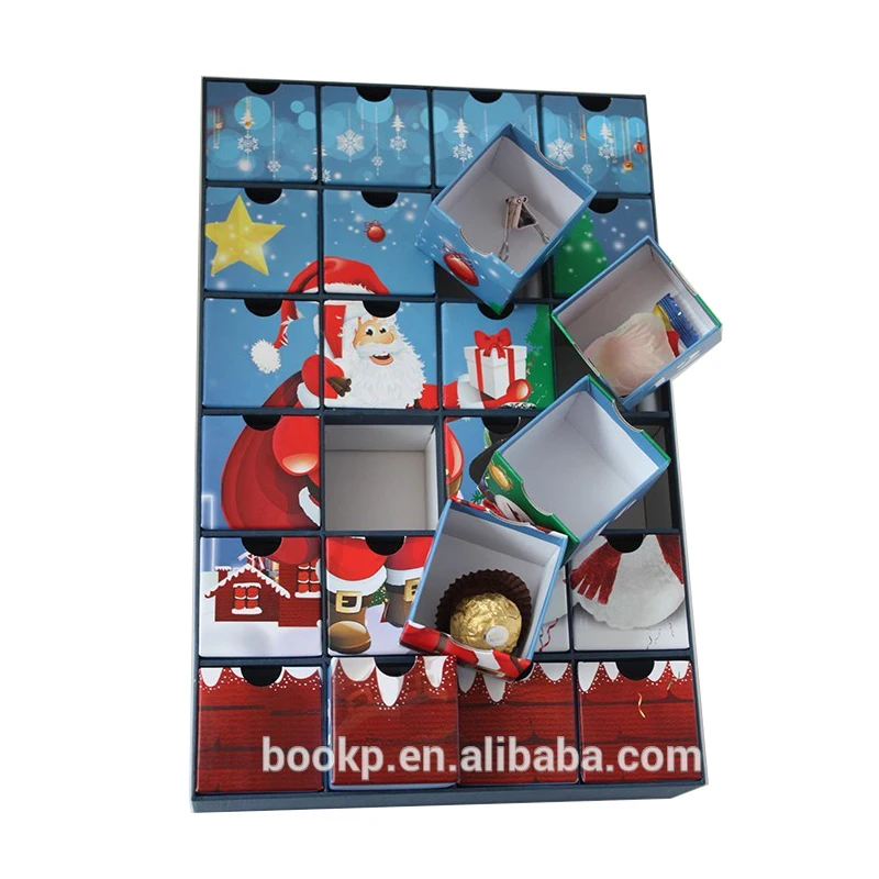 Customized queryRTS Factory Wholesale Coated Paper Foil Stamped Design Ribbon Recycled Materials Matte for Christmas Advent Cale