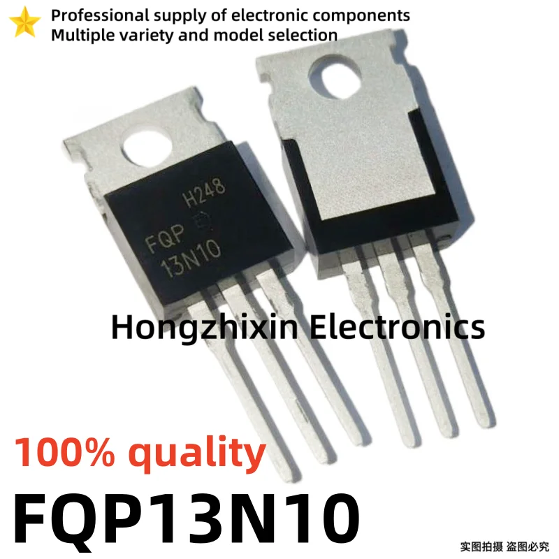 FQP4N90C FQP10N60C FQP13N10 FQP17N40 FQP19N20C FQP47P06 FQP22P10 FQP27P06 TO-220 MOSFET, Qualidade 100%, 10Pcs