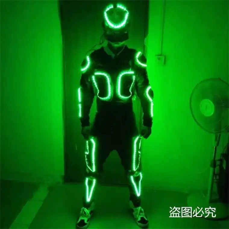 Led Outfit Clothes Led Suit For LED Robot suits Fashion LED Armor Light Up Jackets Costume