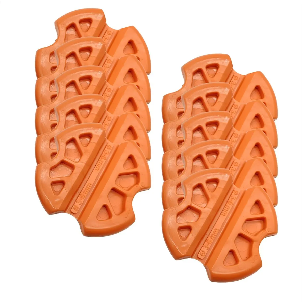 BAAQ 10pcs Wire Pulling Tool Portable Perforated Tube Cable Puller for Electricians Handheld Wire Gripping