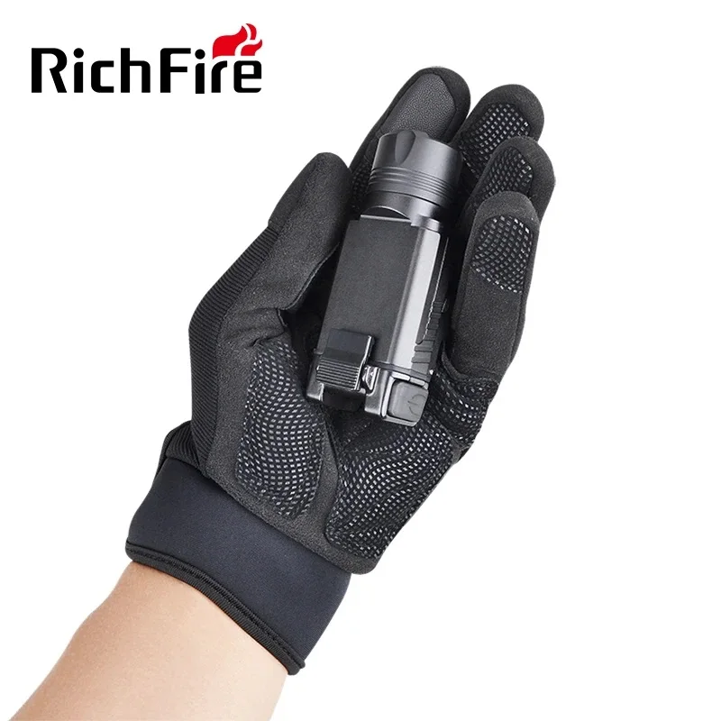 RichFire Tactical Flashlight SST40 1000LM Tactical Pistol Light with Battery +20mm Picatinny Rail Mount for Handgun Rifle