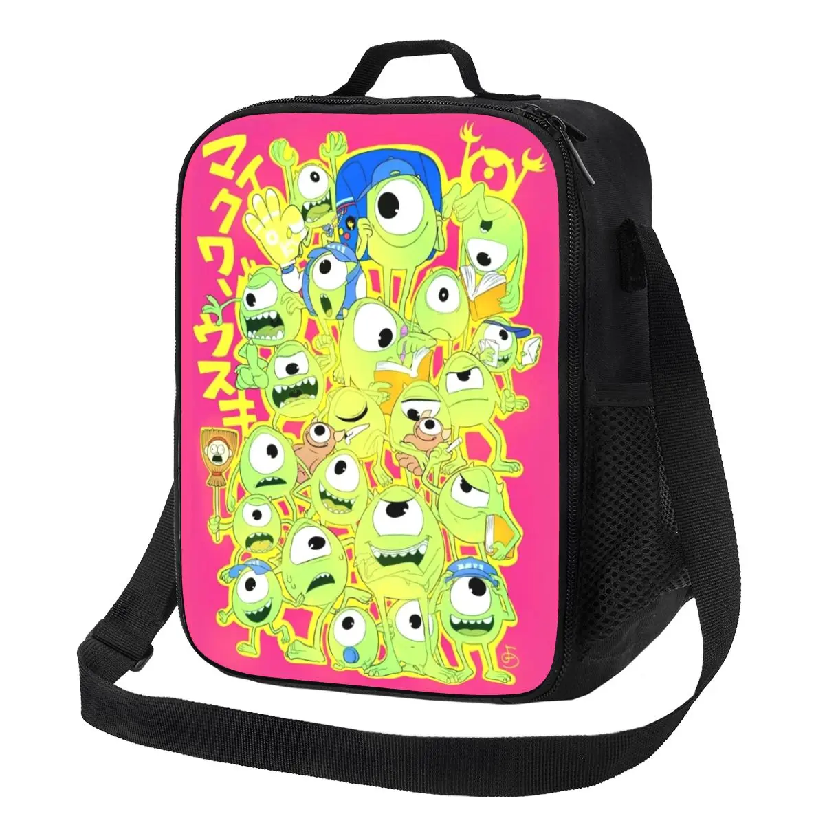 

Термосумки для обедов с изоляцией в стиле аниме и мультфильмов Custom Monsterses Anime Universitys, водонепроницаемые, для пикников на природе, термоконтейнеры для еды