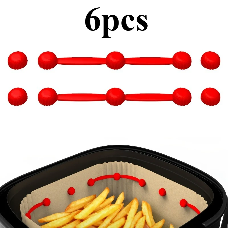 Silicone Air Fryer Accessory 6 Units