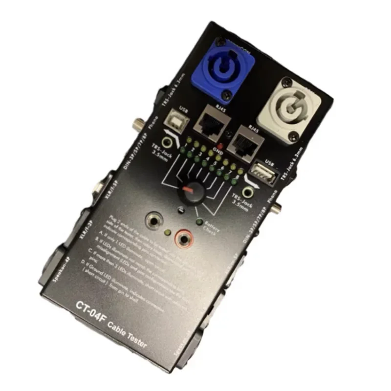 CT-20 Multifunctional Line Tester Audio Line Xlr Signal Line Tester