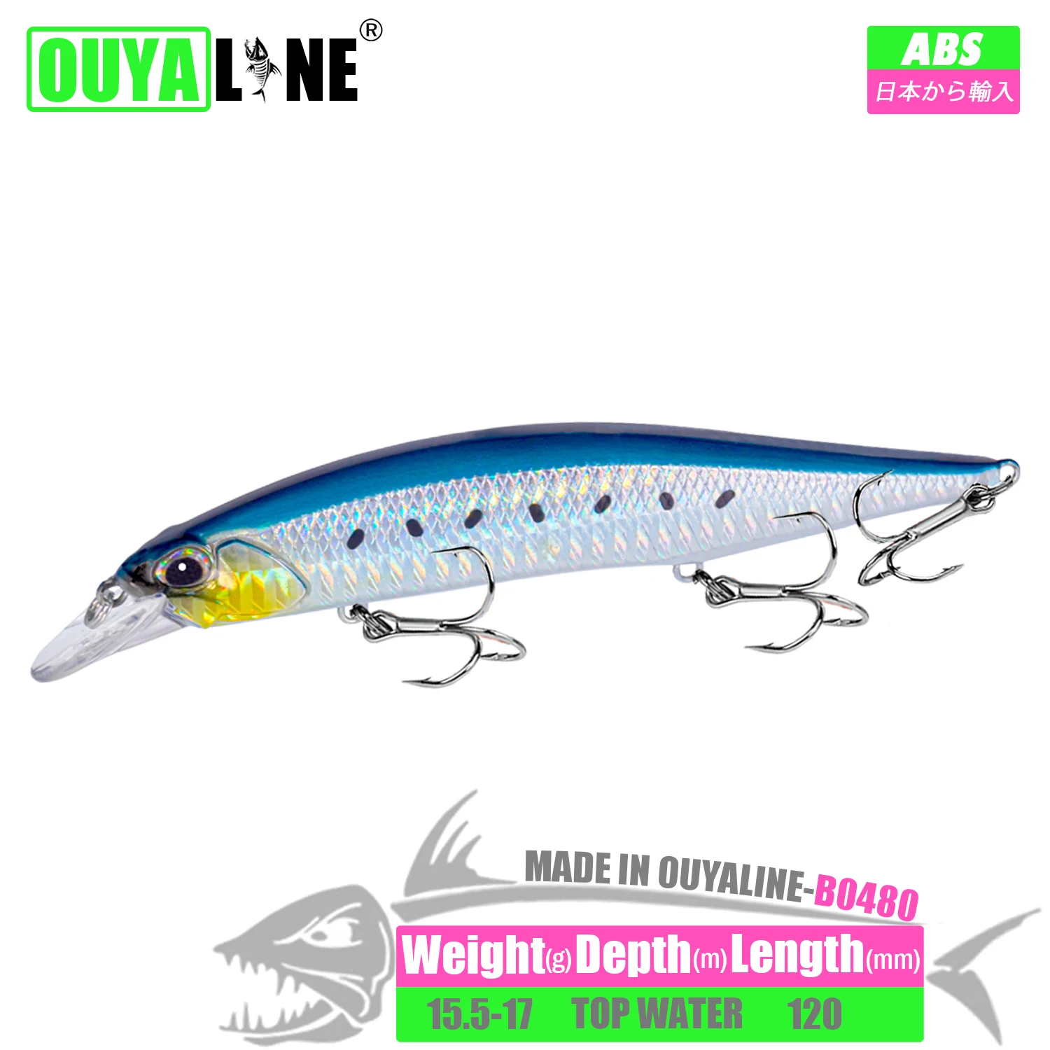 Fishing Lure Floating Minnow Isca pesi artificiali 15.5-17g 12cm Bait Wobblers Kit Pesca traina Carp Fish accessori Leurre