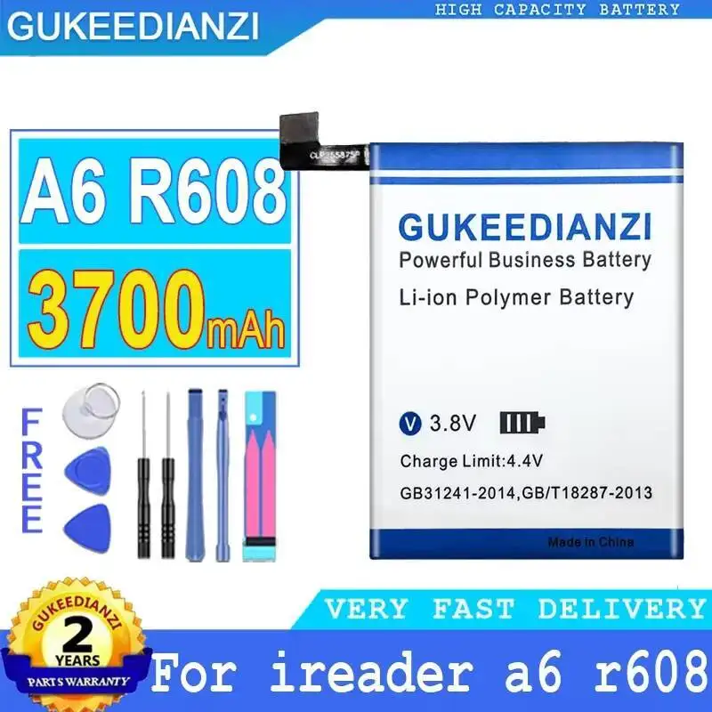 

Надежный источник питания E — аккумулятор для чтения книг для Ireader A6 R608 3700 мАч