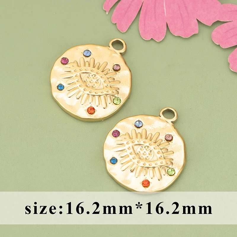 assoonas MF07, Schmuckzubehör, 316L-Edelstahl, nickelfrei, handgefertigt, Anhänger, Schmuckherstellung, DIY-Anhänger, 4 Stück/Set. – Detail 10