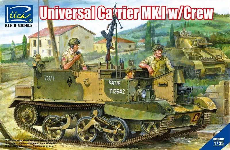 Riich Models RV35011 1/35 Universal Carrier Mk.I w/Crew - Assemble Scale Model Kit