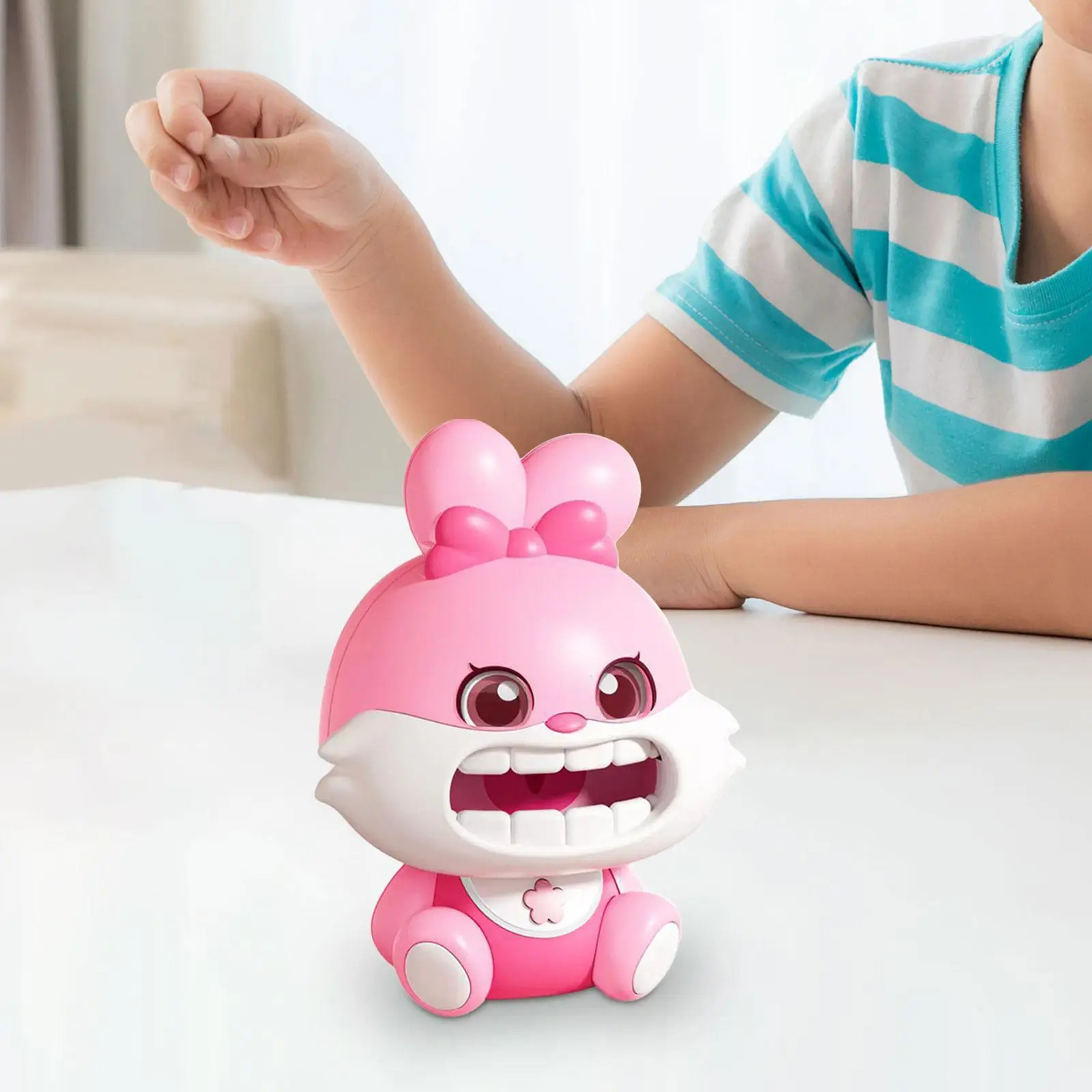 Electronic Bunny Toy Portable Role Play Toy for Boys Girls Children Kids