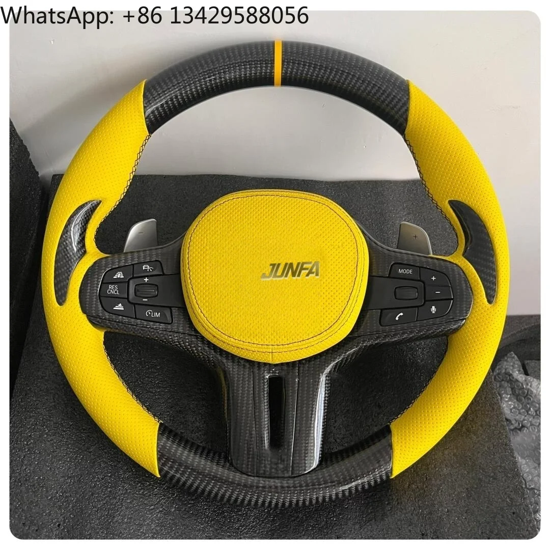 

LED Carbon Fiber Steering Wheel Fit For Toyota Supra A90 Mk5 Supra Carbon Fiber Custom Steering Wheel