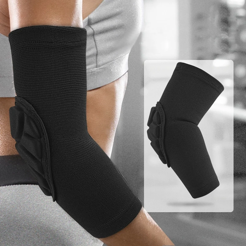 1PCS Basketball Volleyball Elbow Brace Support Wrap for Joint Injury Recovery Breathable Armband Football Gym Protector Pads