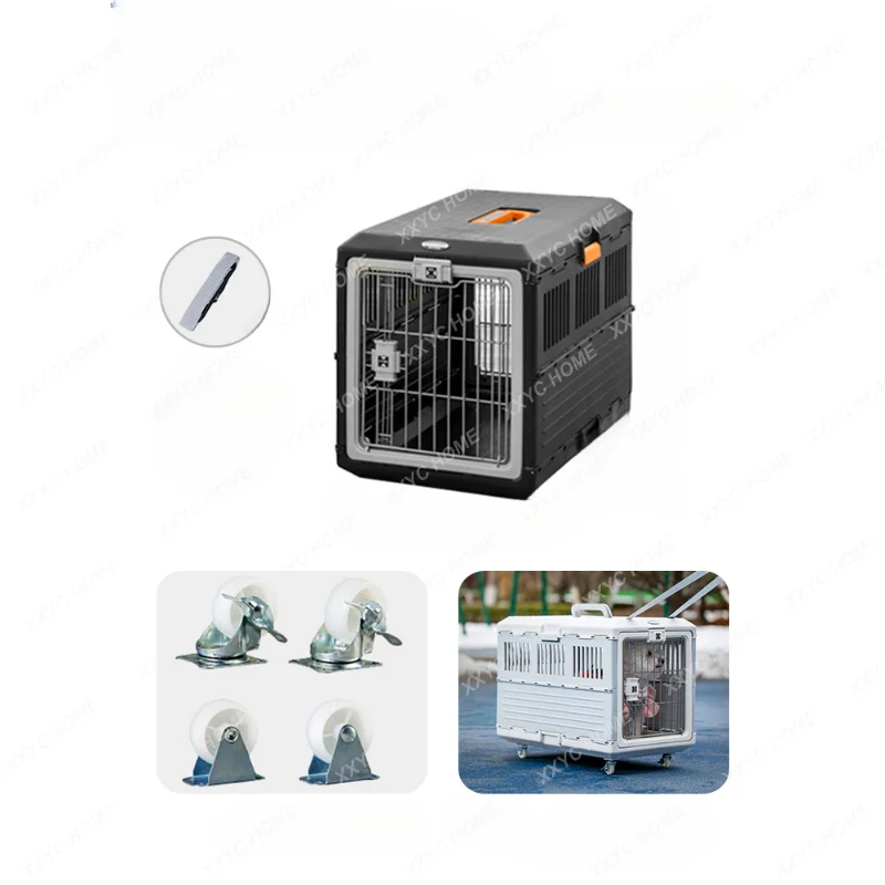 IRIS Foldable Portable Box Dog Cage Cat Cage Pet Cage Alice Check-in Suitcase Car Portable Cage