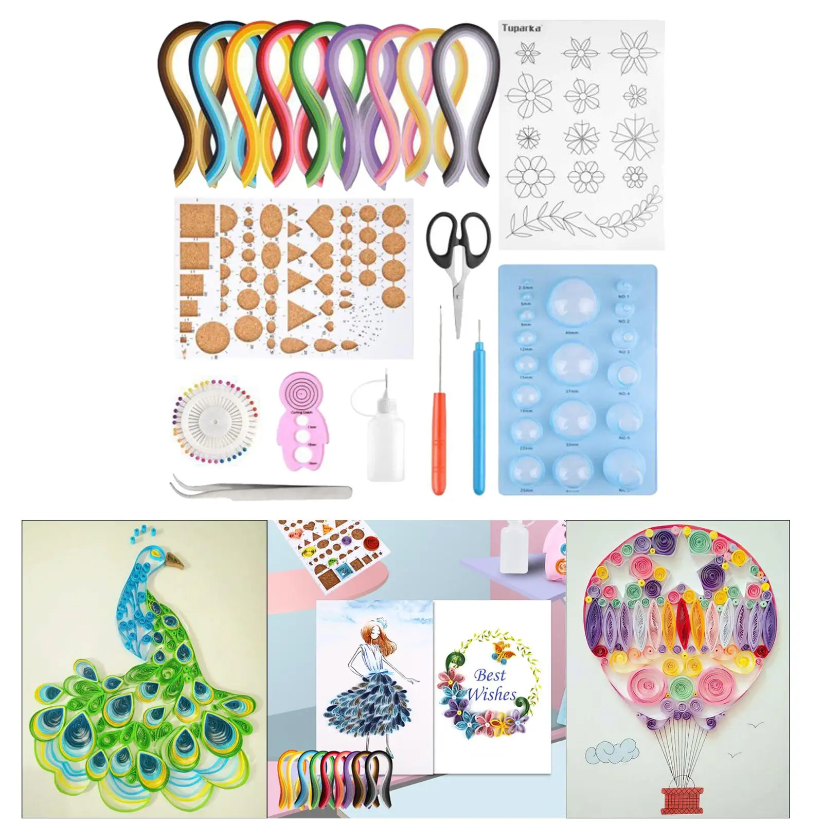 Moon BABY BABY Quilling Paper Tool Kit DIY Craft Scrapbooking Decoration for