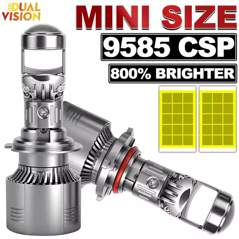 H7 H4 LED Headlights Canbus H11 H8 H9 9005 HB3 9006 HB4 Turbo Light 6000K 9580 CSP Chip Fog Lamp Mini Projector Lens Bi Bulb 12V