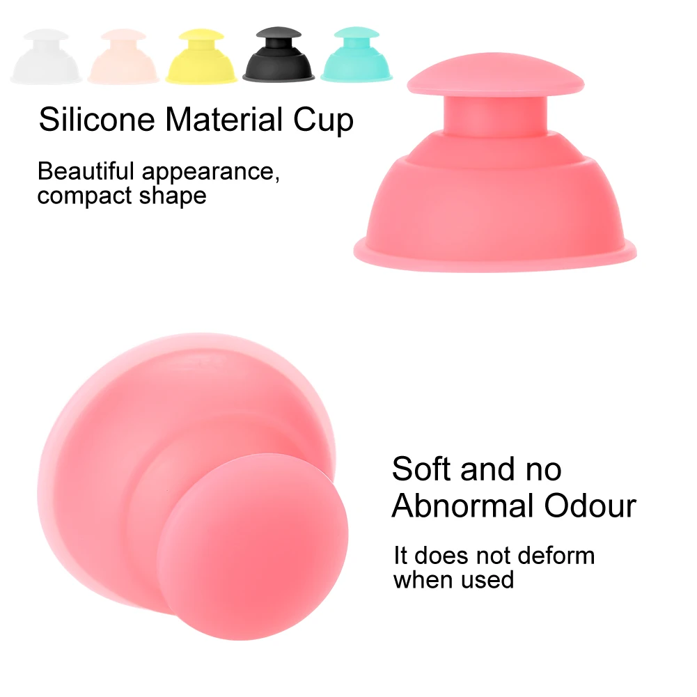 7 Types Silicone Moisture Absorber Anti Cellulite Vacuum Cupping Cup Massage Set Cupping Device Silicone Vacuum Cups