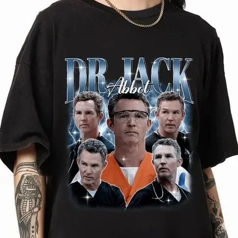 Camiseta Dr. Jack Abbot, estilo vintage, camiseta para fanáticos de series médicas, camiseta divertida de Jack Abbott, camiseta de personajes de televisión de médicos