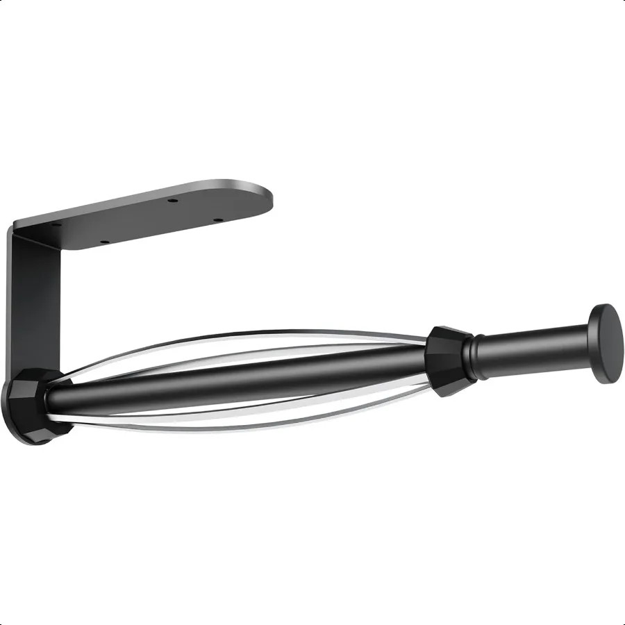 حامل المناشف الورقية تحت الخزانة يد واحدة قابلة للتشغيل على الحائط حامل المناشف الورقية مع تأثير التخميد ذاتية مقاومة للانحناء #1