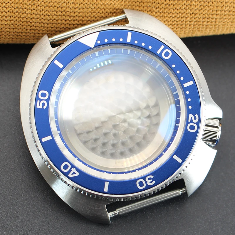 

44mm Luxury Men's Watch Cases Mod SKX 6105 Sapphire Crystal Glass For Seiko NH34 NH35 NH36,38 SKX007 SKX013 Movement 28.5mm Dial