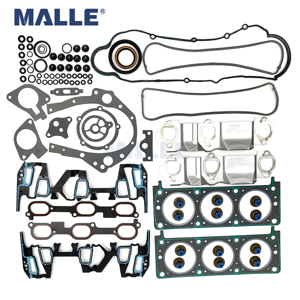 Engine Full Overhaul Gasket Repair Set For GM Buick Old Regal 2.5 3.0 LW9 LB8 Cylinder Head Gakset Kit Auto Accessories 89017347