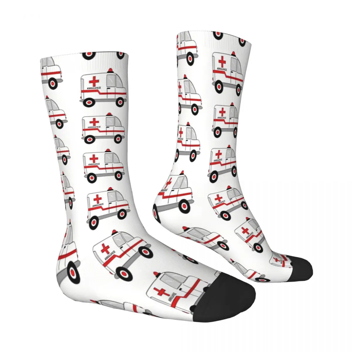 Ambulance Socks Male Mens Women Autumn Stockings Harajuku