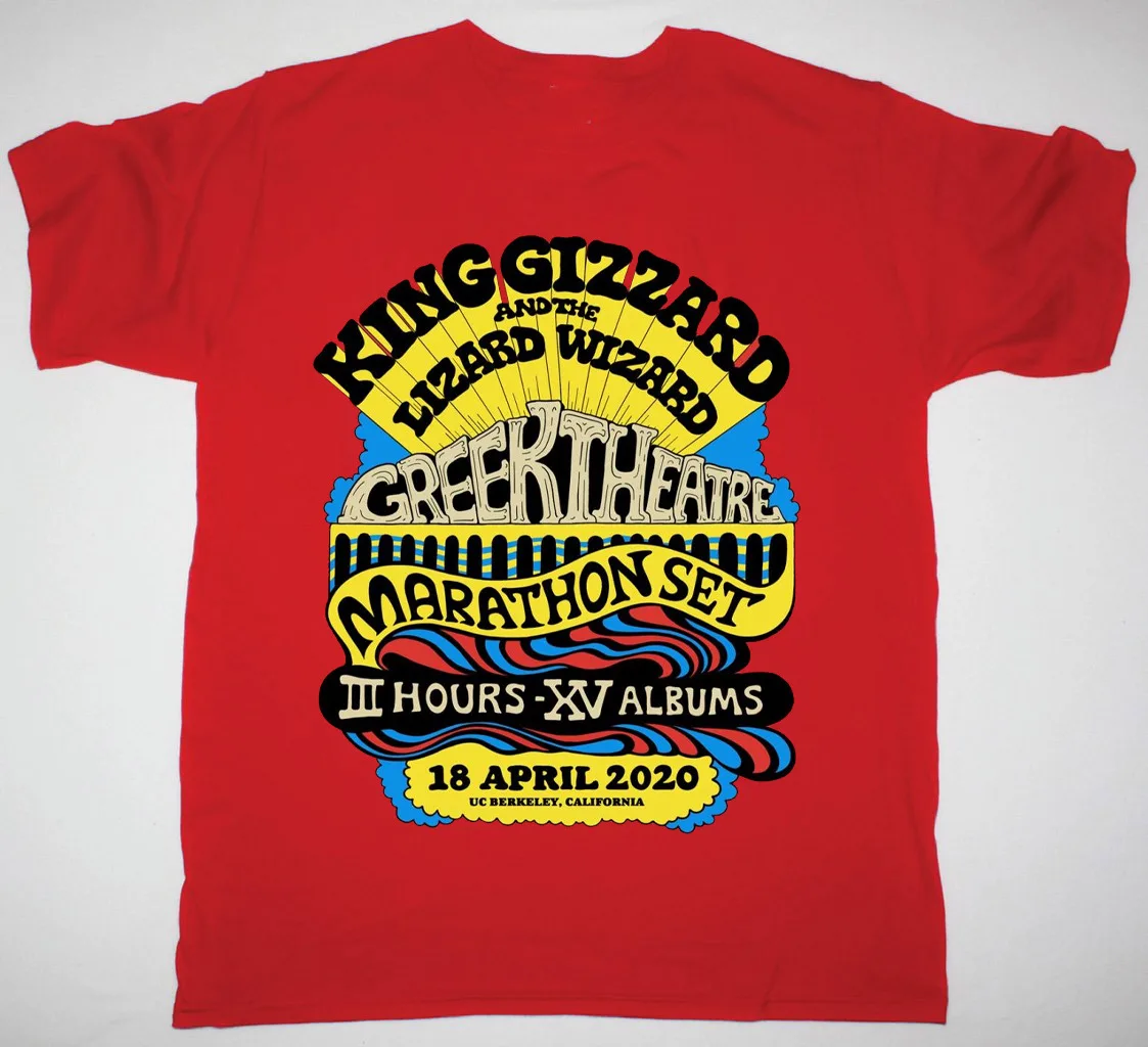 Футболка King Gizzard, «ящерица», «волшебник»