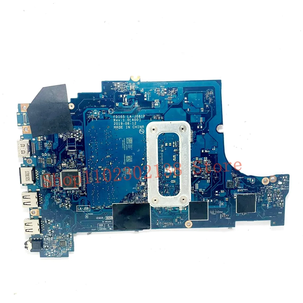 07TKJ3 CN-07TKJ3 047MF0 CN-047MF0 FDI55 LA-J081P With I3-1005G1/I5-1035G1 CPU Laptop Motherboard For DELL 5593 100% Full Test OK