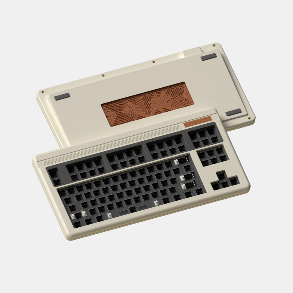 Domikey-Kit de clavier mécanique en aluminium Babyface, sans fil, Leic-mode, joint, échange à chaud, laque personnalisée, rétro, clavier de jeu de bureau