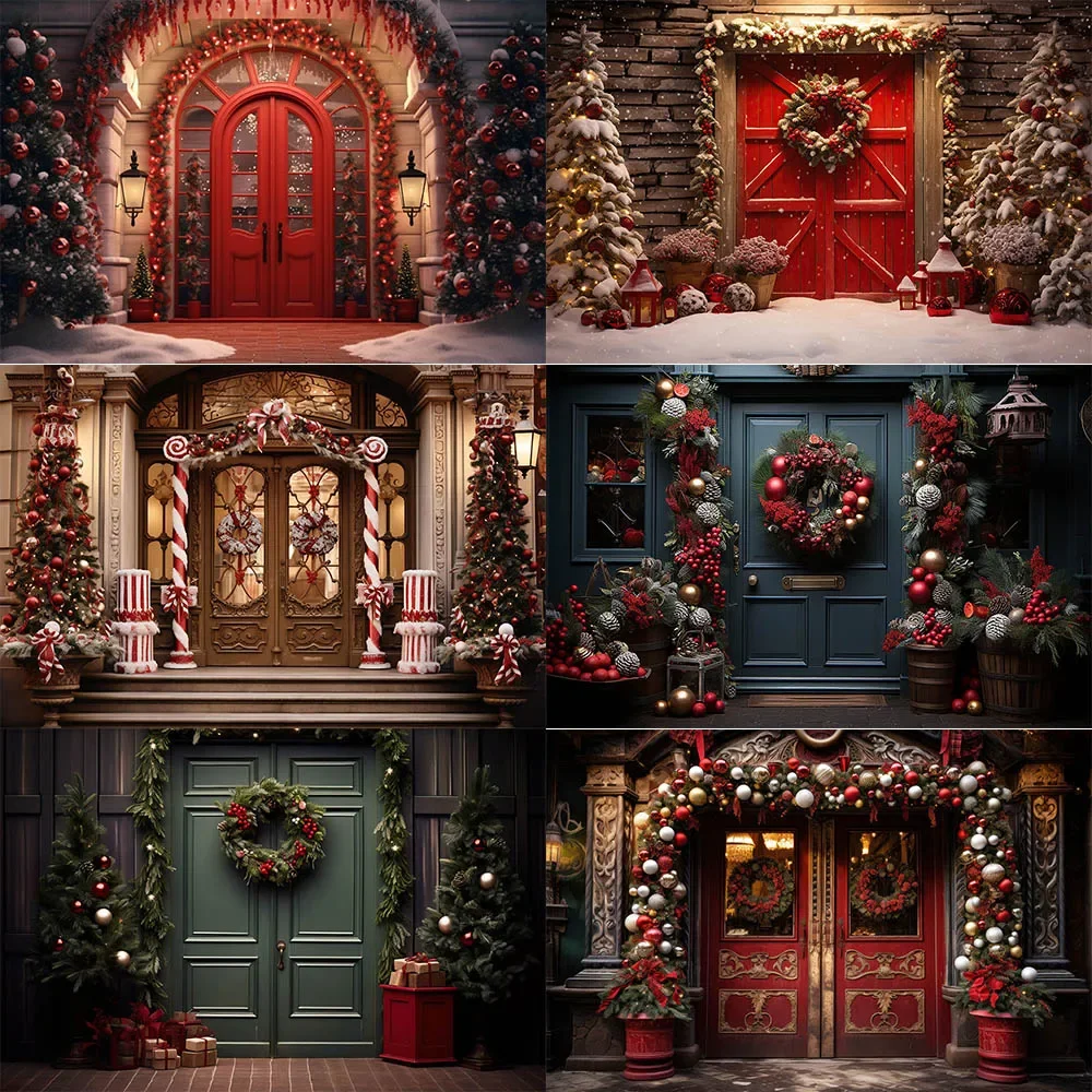 Mocsicka التصوير خلفية الشتاء عيد الميلاد نافذة المنزل بريق شجرة عيد الميلاد الاطفال الأسرة صورة ديكور خلفية استوديو الصور