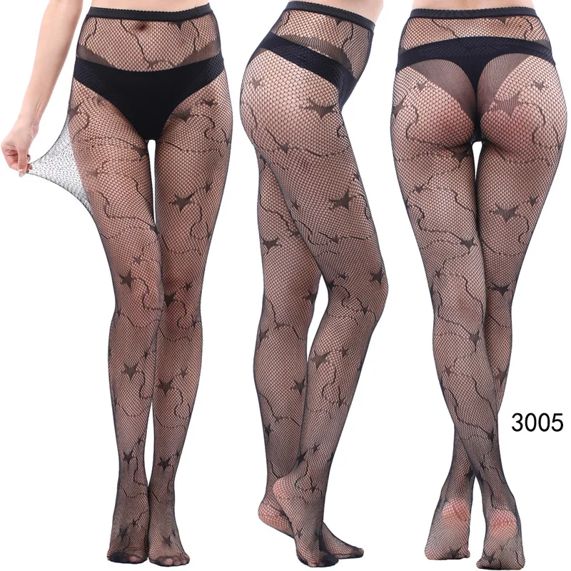 Mulheres sexy fishnet collants jacquard tecer sem costura meias de mangueira fios garter grade peixe net meias preto aranha gótico rendas collants