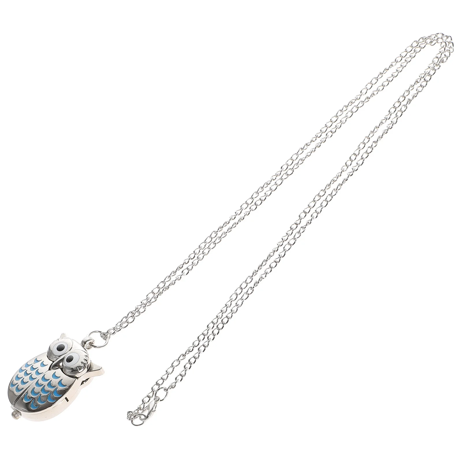 

Cartoon Owl Pocket Watch Necklace Quartz Analog Pendant Lovely Gift Party Shopping Accessory Xmas Pocket Watch