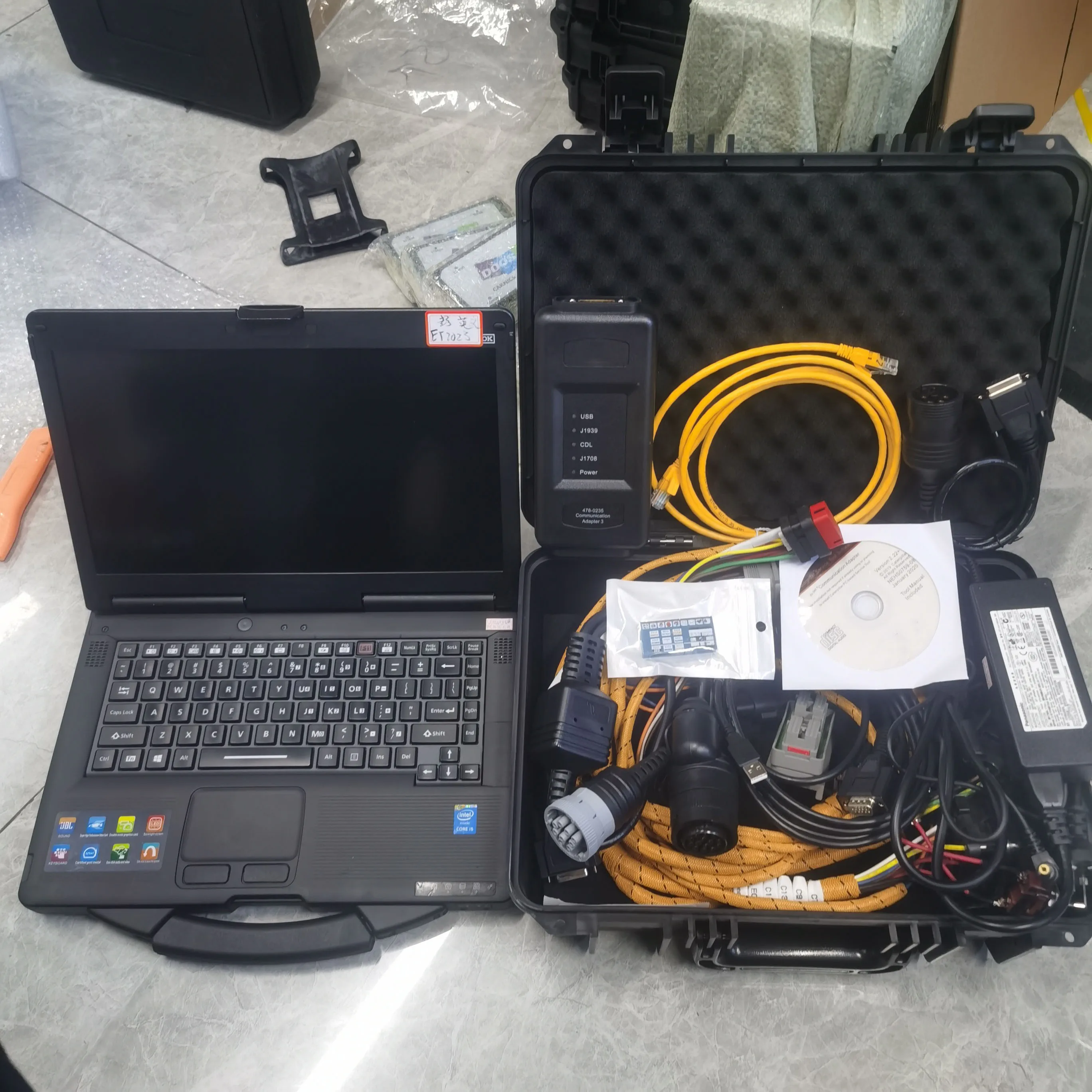 

Диагностический инструмент 2023A ET4 478-0235 для CAT 538-5051, коммуникационный адаптер, сканер для тестирования грузовиков и экскаваторов