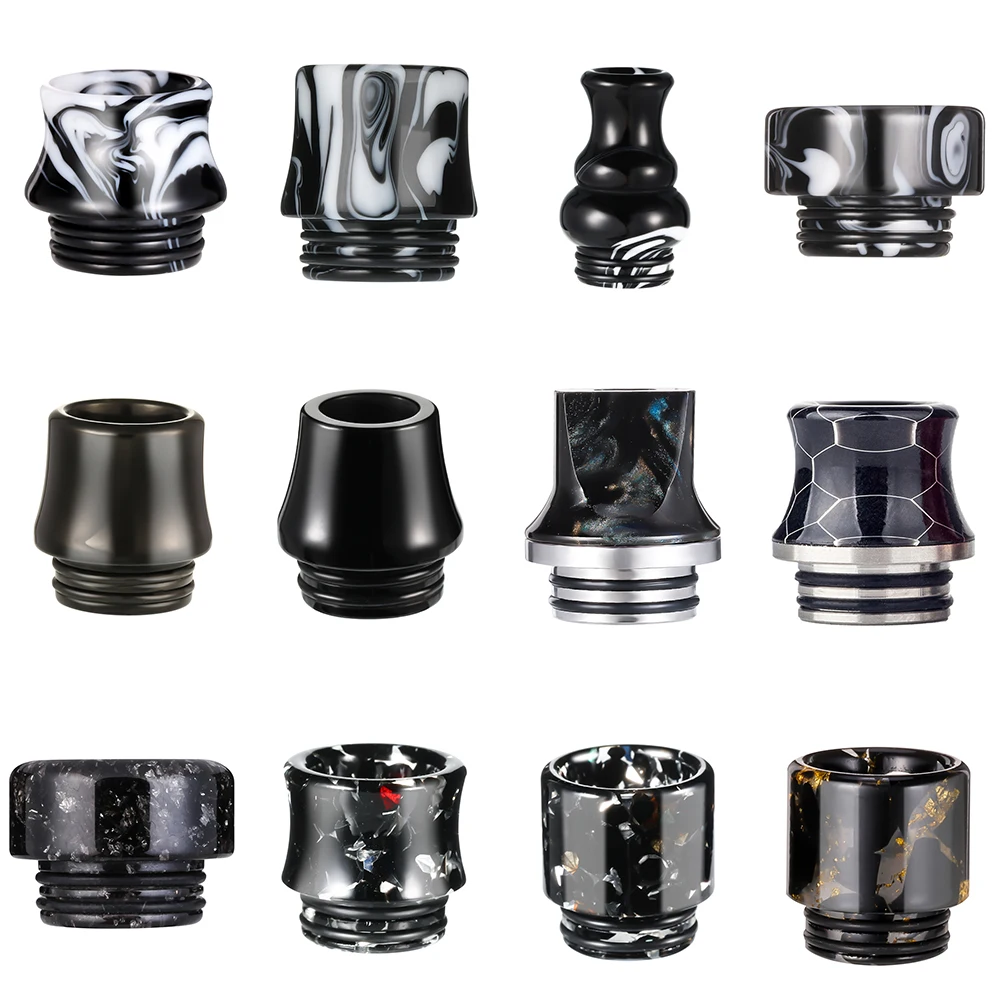 810 черный капельный наконечник из смолы мундштук с широким отверстием капельный наконечник