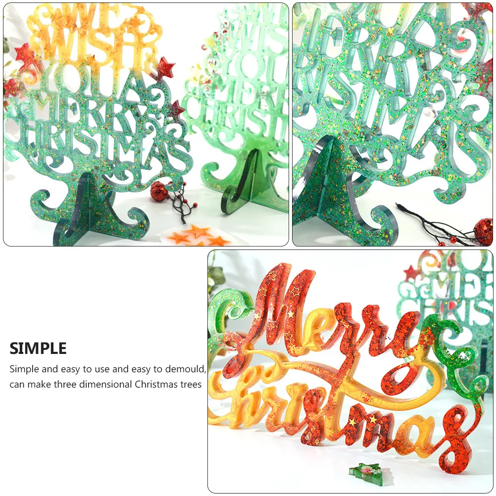 

4Pcs Christmas Bell Silicone Mold DIY Manual Crystal Epoxy Casting Handmade Christmas Tree Ornaments Creative Xmas Decor