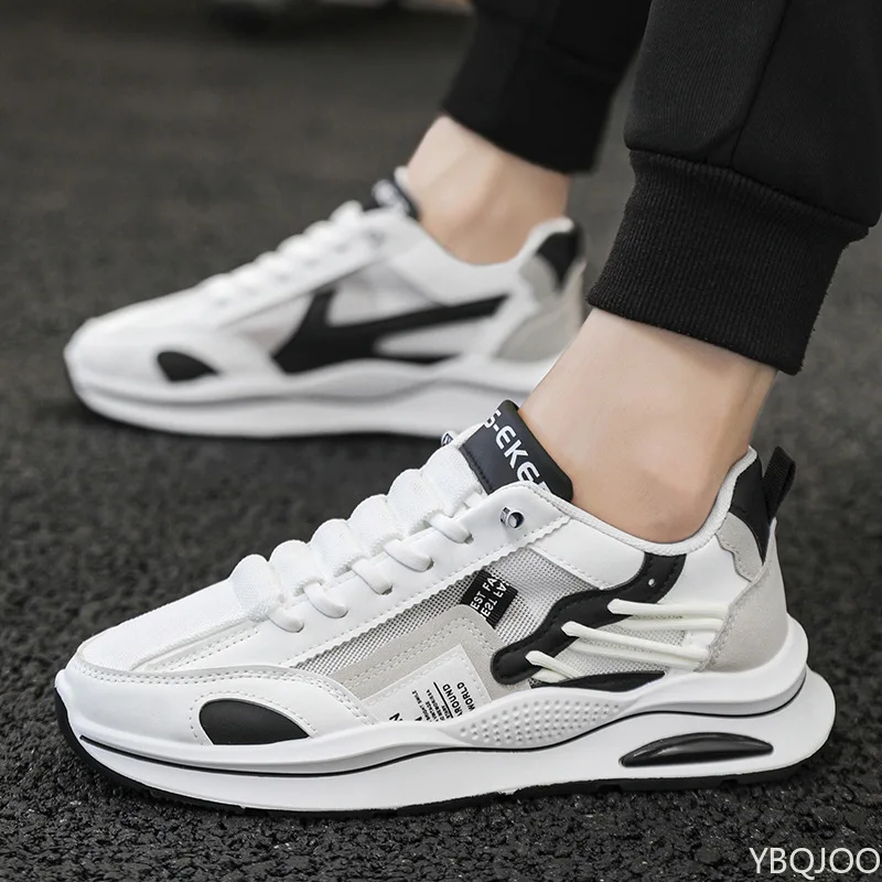 

Летняя мужская спортивная обувь, модная универсальная дышащая легкая простая удобная повседневная обувь с сетчатой поверхностью