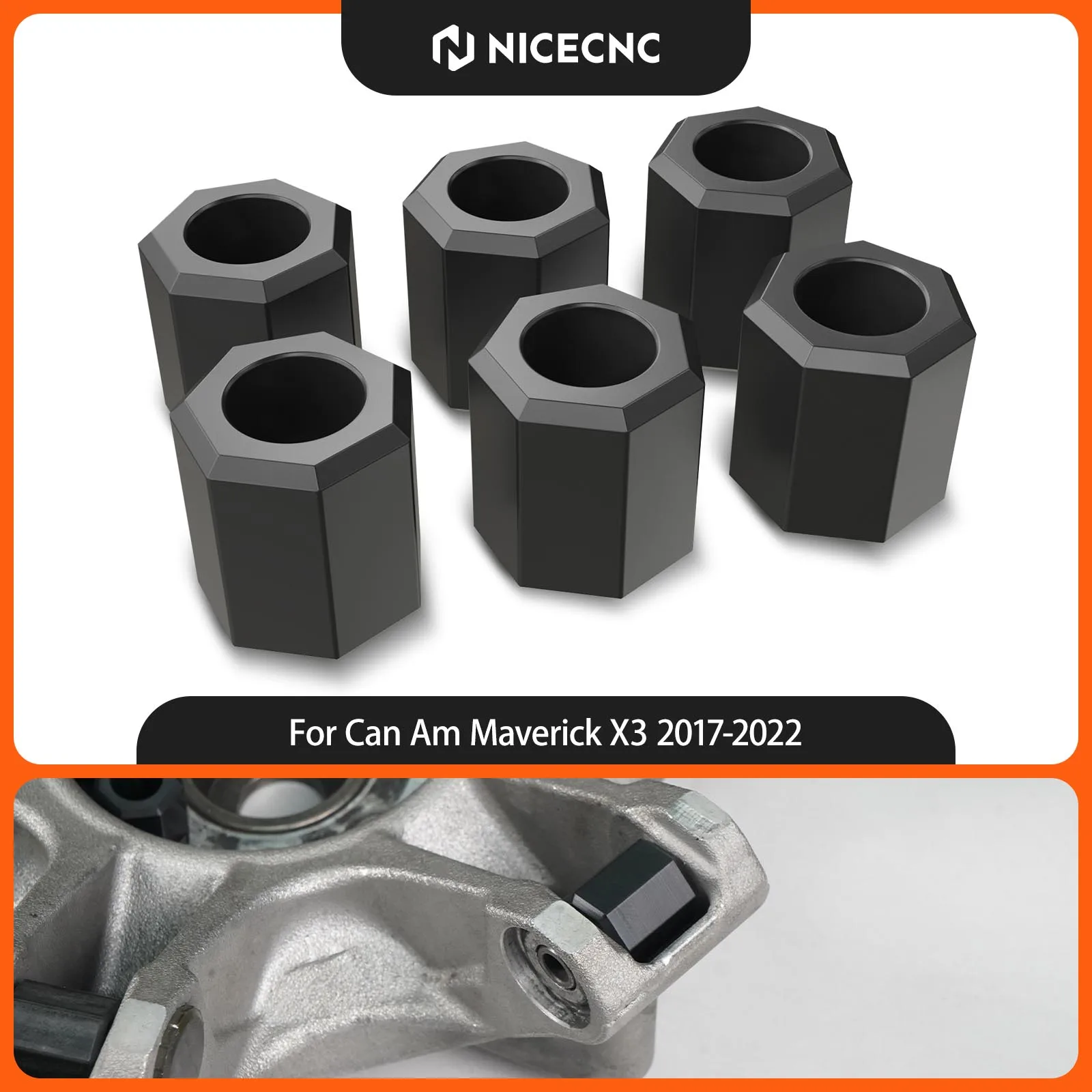 NICECNC For Can Am Maverick X3 2017-2022 UTV Clutch Thrust Rollers Set Commander 1000R Maverick Sport R Trail UTV Accessories