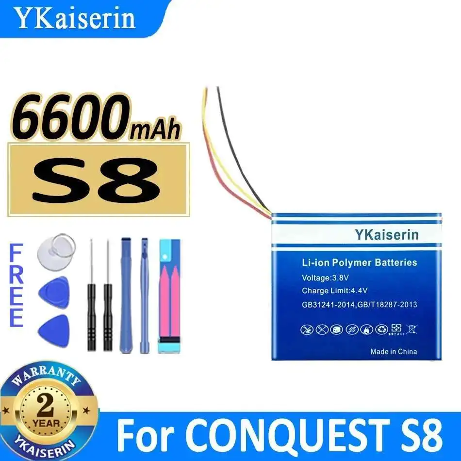

Для Conquest S8 аккумулятор для мобильного телефона премиум-класса, прочный, 6600 мАч