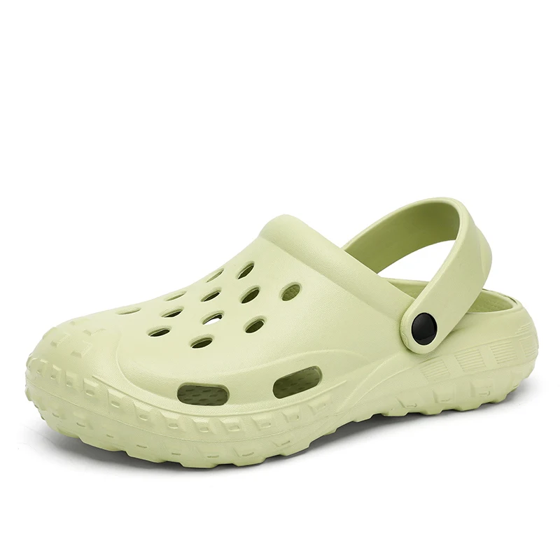 Summer Men's Breathable Sandals Lightweight EVA Clog Shoes for Teenagers Outdoor Trendy Beach Footwear